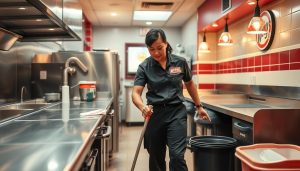 auxiliar de limpieza, empleo, limpieza restaurante, vacante, Wendy’s